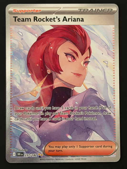 237/182 Team Rocket’s Ariana - Pokémon Destined Rivals Special Illustration Rare