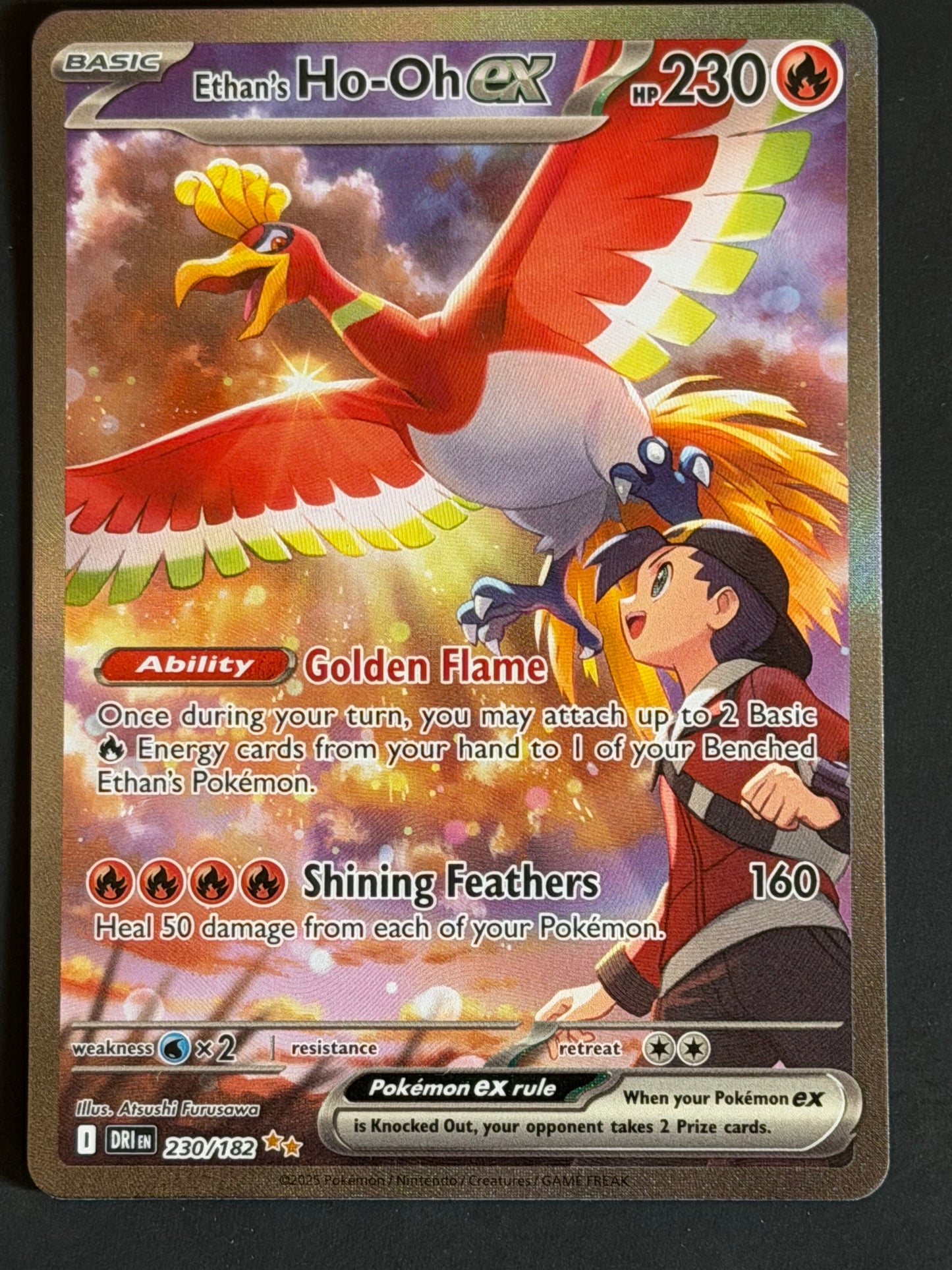 230/182 Ethan’s Ho-Oh Ex - Pokémon Destined Rivals Special Illustration Rare