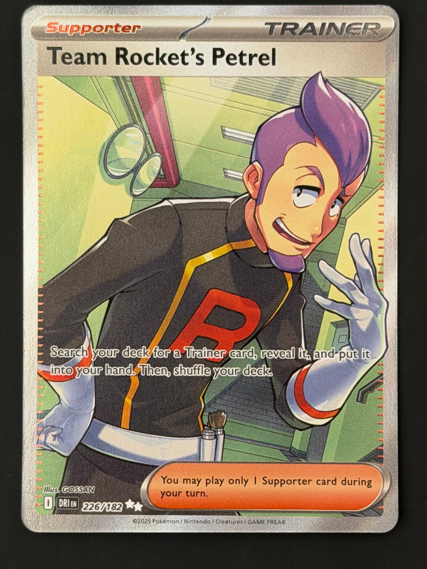 226/182 Team Rocket’s Petrel - Pokémon Destined Rivals Ultra Rare