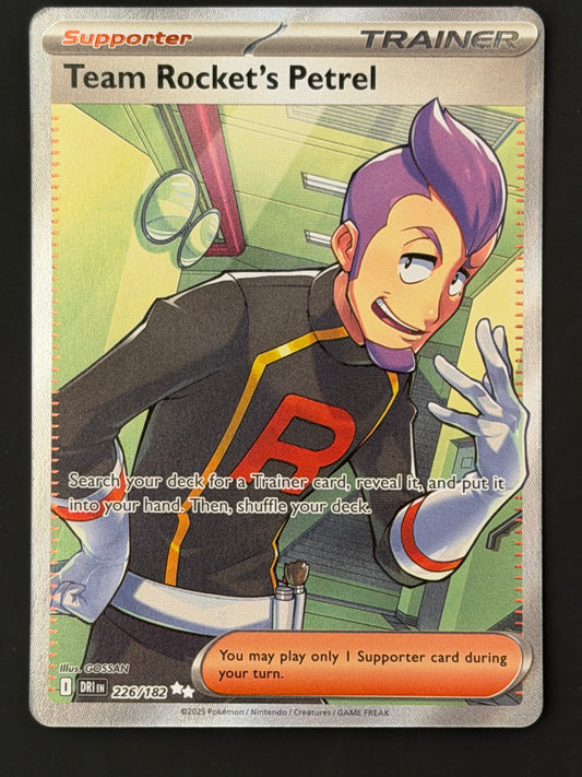 226/182 Team Rocket’s Petrel - Pokémon Destined Rivals Ultra Rare