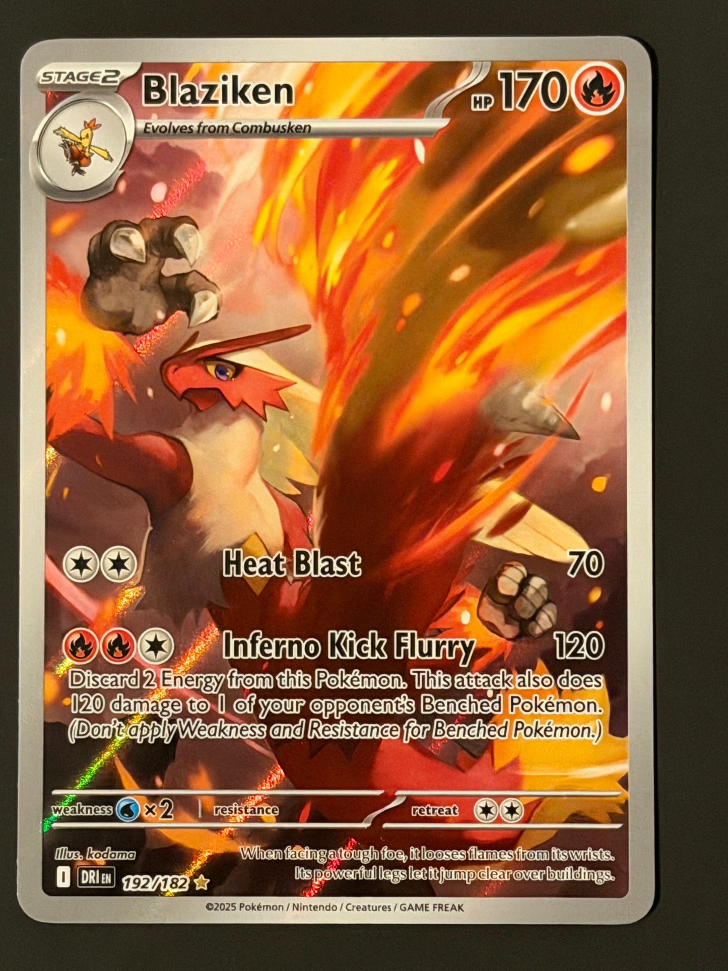 192/182 Blaziken - Pokémon Destined Rivals Illustration Rare
