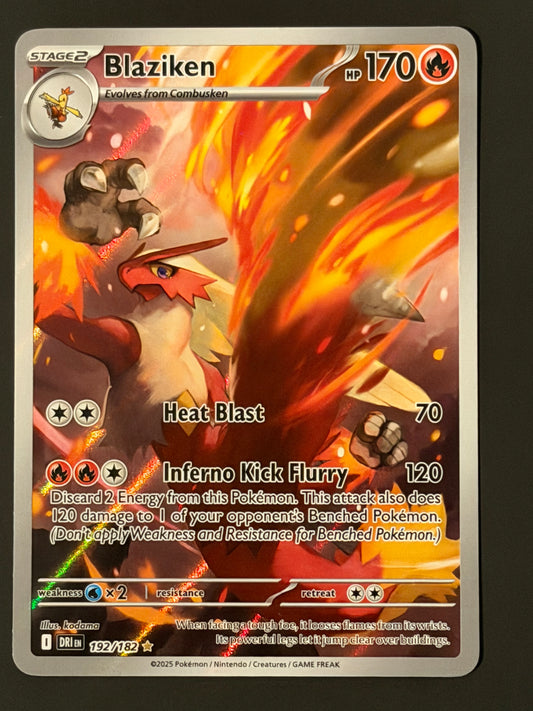 192/182 Blaziken - Pokémon Destined Rivals Illustration Rare