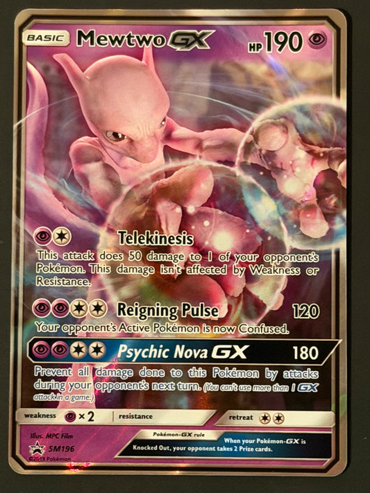 SM196 Mewtwo Gx - Pokémon Black Star Promo