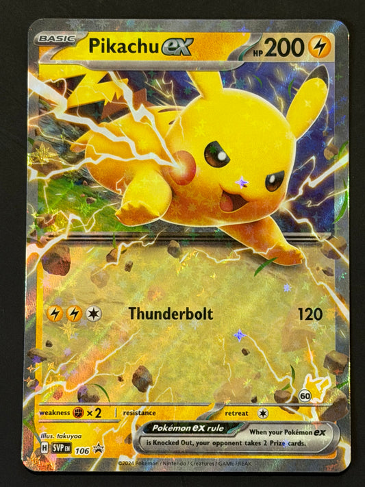 SVP106 Pikachu Ex - Black Star Promo