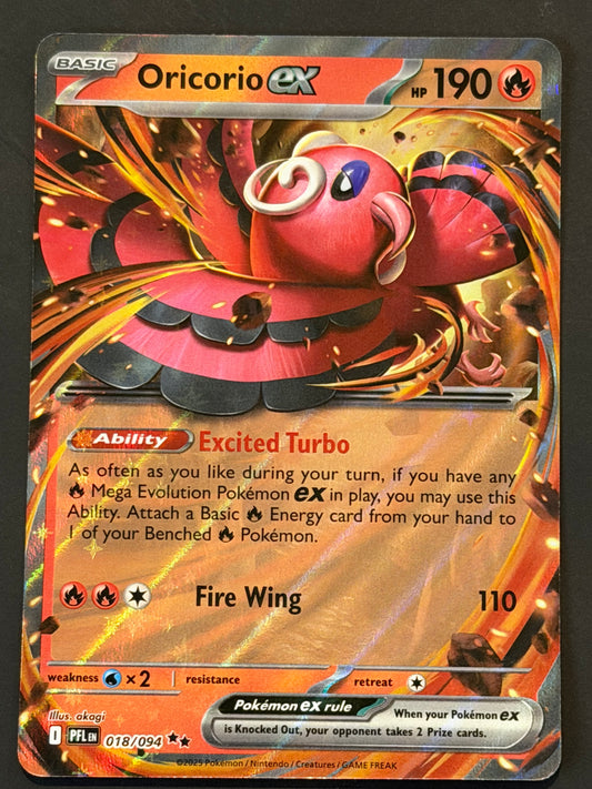 018/094 Oricorio ex - Pokémon Phantasmal Flames Double Rare