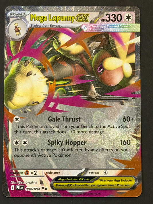 084/094 Mega Lopunny ex - Pokémon Phantasmal Flames Double Rare