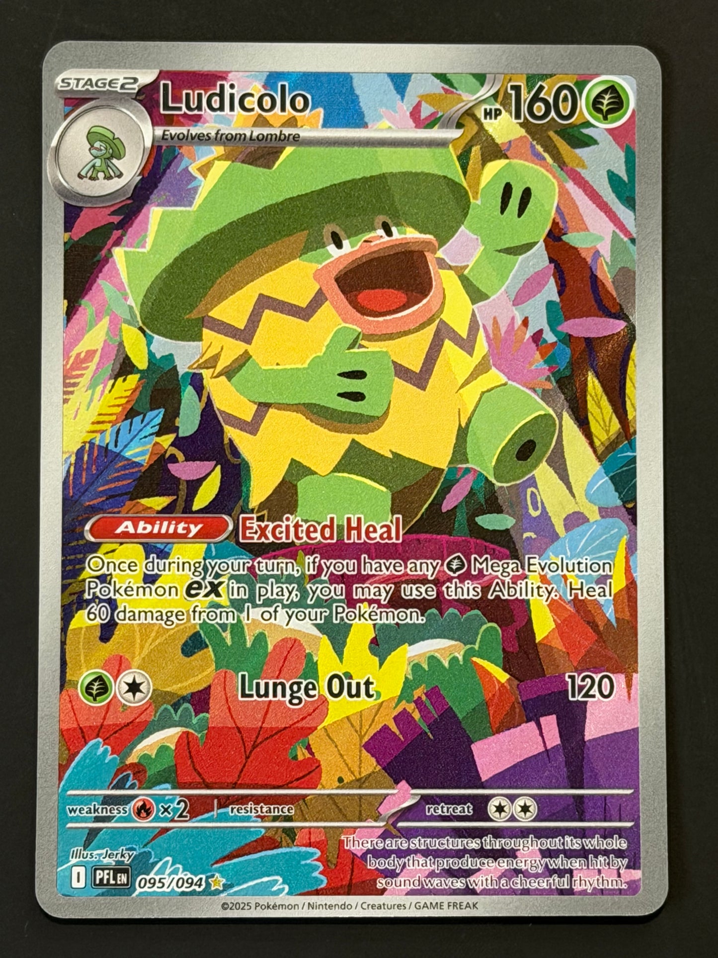 095/094 Ludicolo - Pokémon Phantasmal Flames Illustration Rare