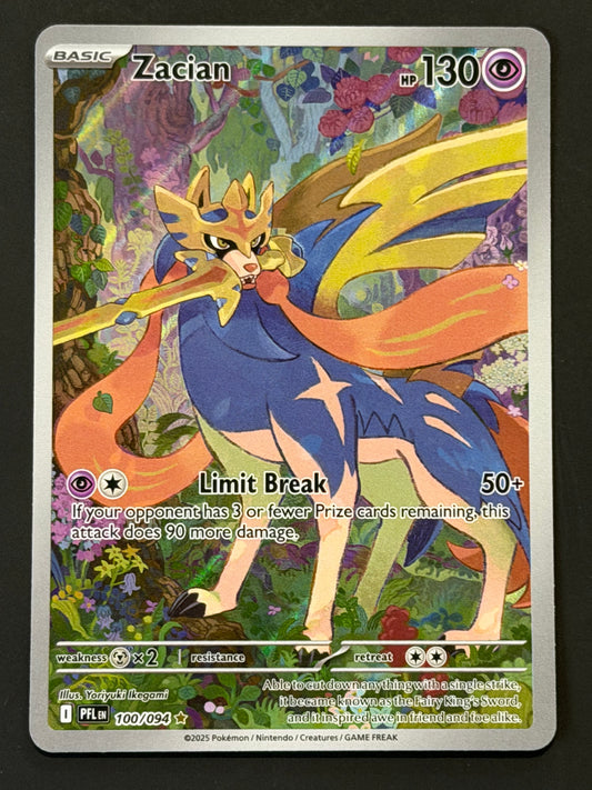 100/094 Zacian - Pokémon Phantasmal Flames Illustration Rare