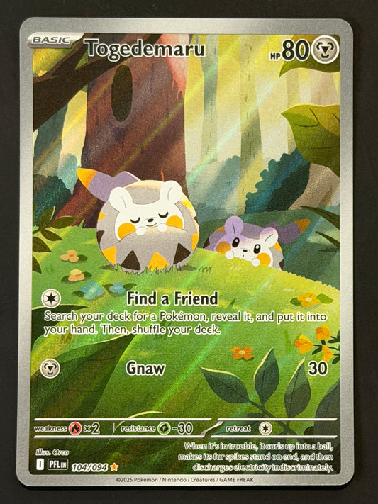 104/094 Togedemaru - Pokémon Phantasmal Flames Illustration Rare