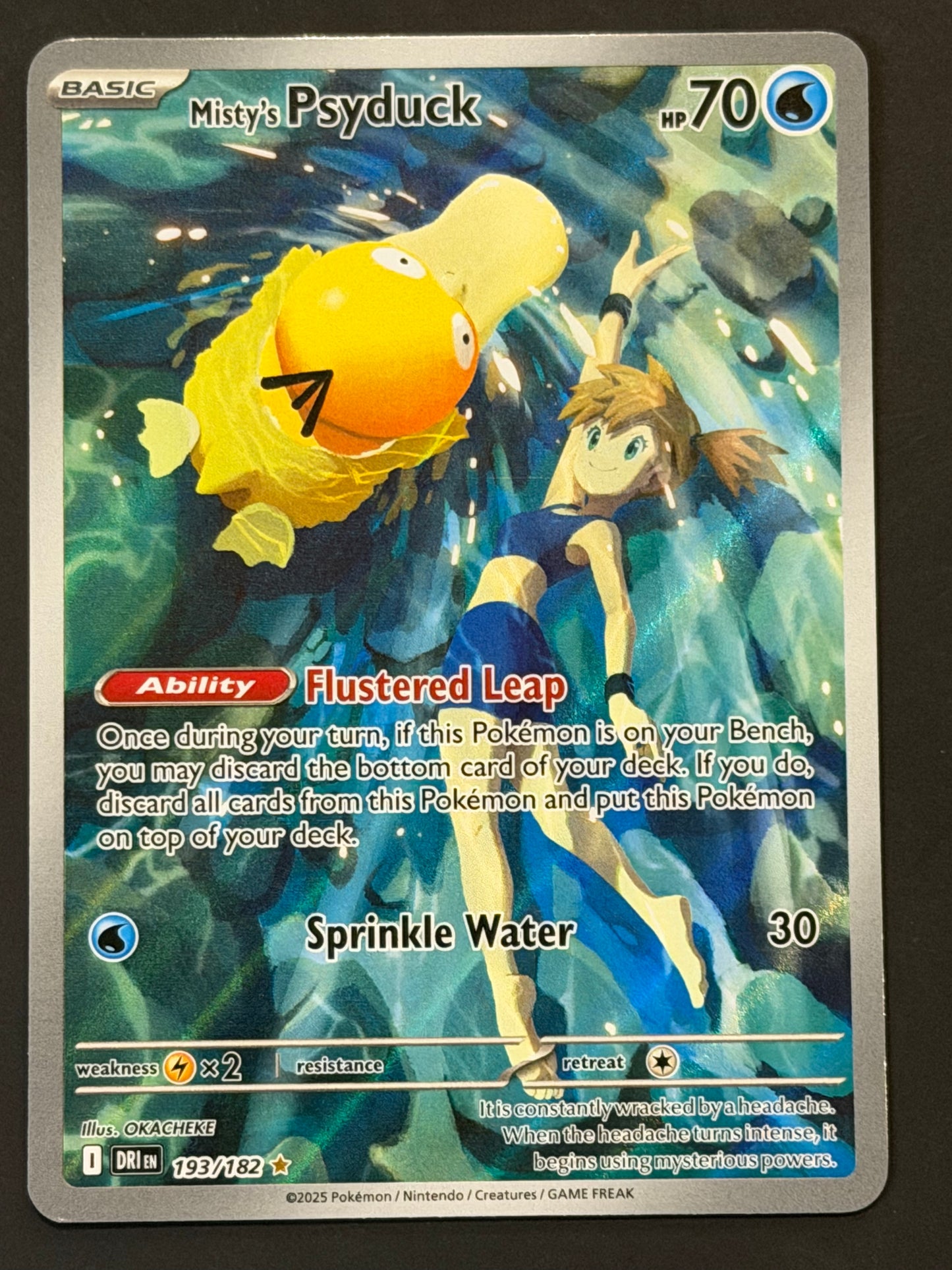 193/182 Misty’s Psyduck - Pokémon Destined Rivals Illustration Rare