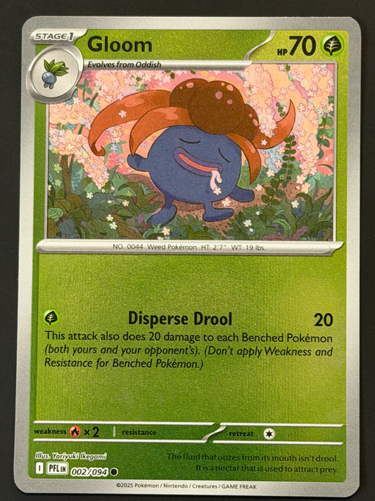 002/094 Gloom - Pokémon Phantasmal Flames Common Reverse