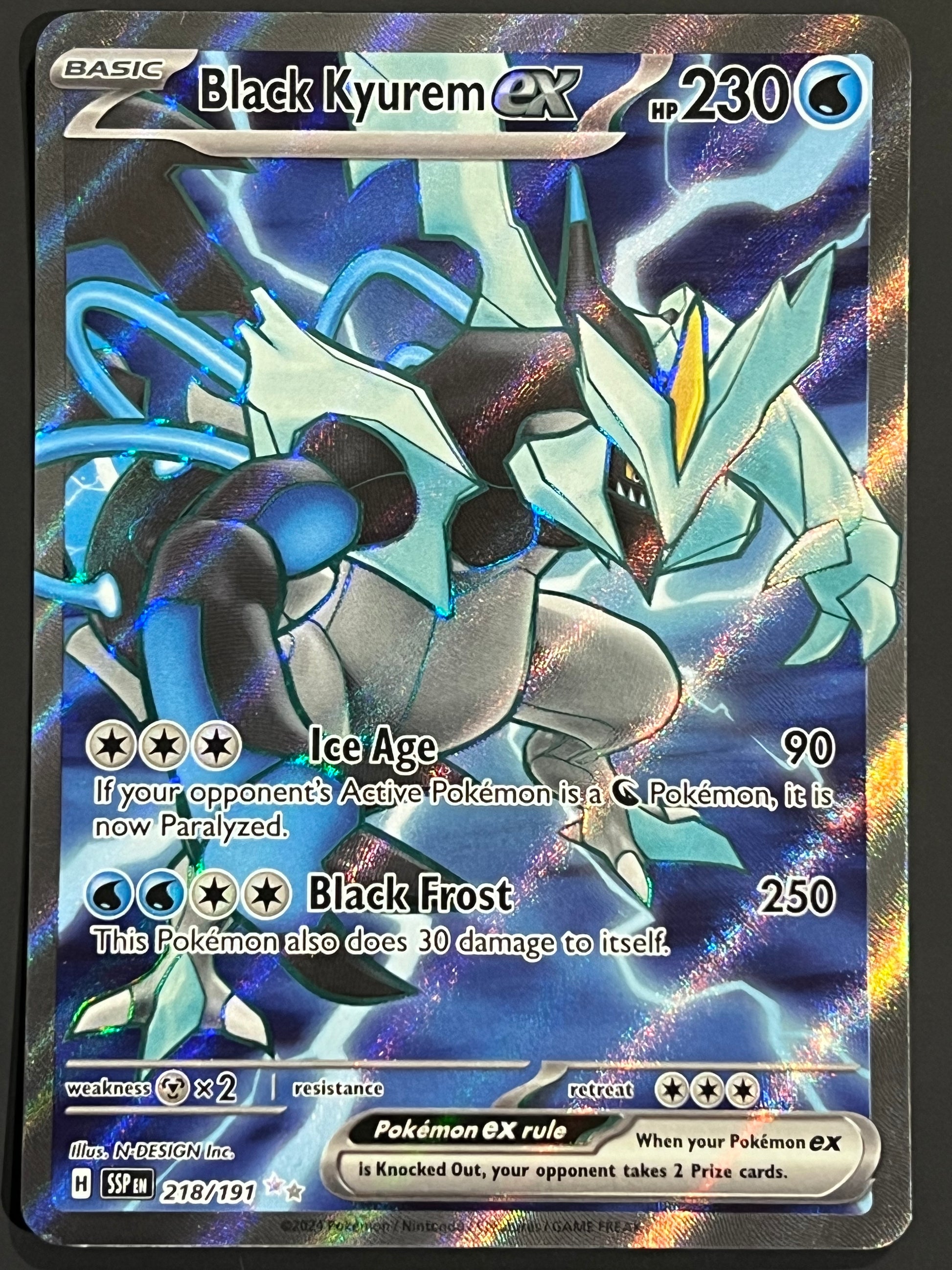 218/191 Black Kyurem Ex - Pokmon Surging Sparks Ultra Rare Jarvvos 218/191 Black Kyurem Ex - Pokmon Surging Sparks Ultra Rare Jarvvos