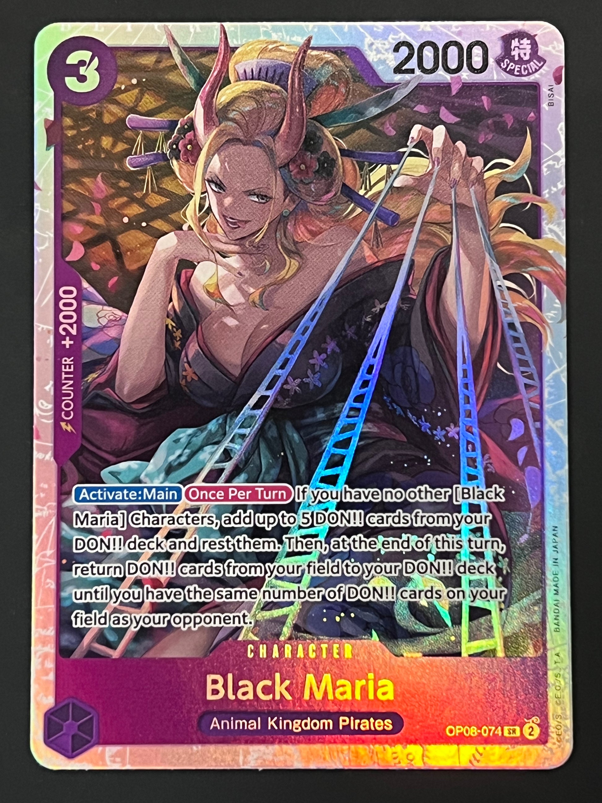 OP08-074 Black Maria - One Piece Two Legends Super Rare Jarvvos OP08-074 Black Maria - One Piece Two Legends Super Rare Jarvvos