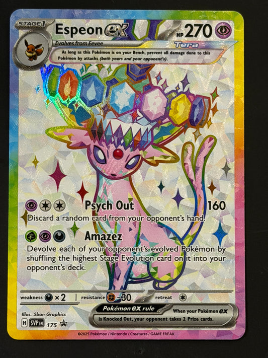 SVP175 Espeon Ex - Black Star Promo