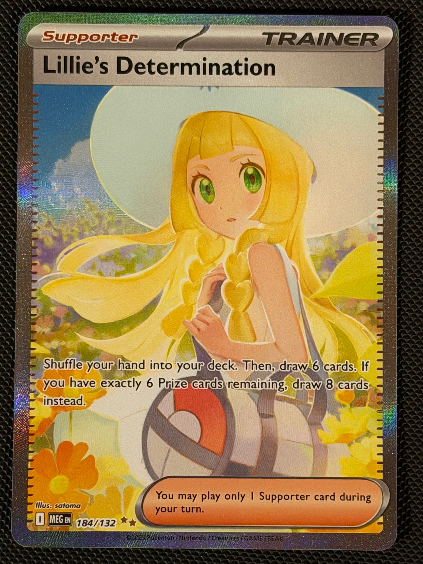 184/132 Lillie’s Determination - Pokémon Mega Evolution Base Special Illustration Rare