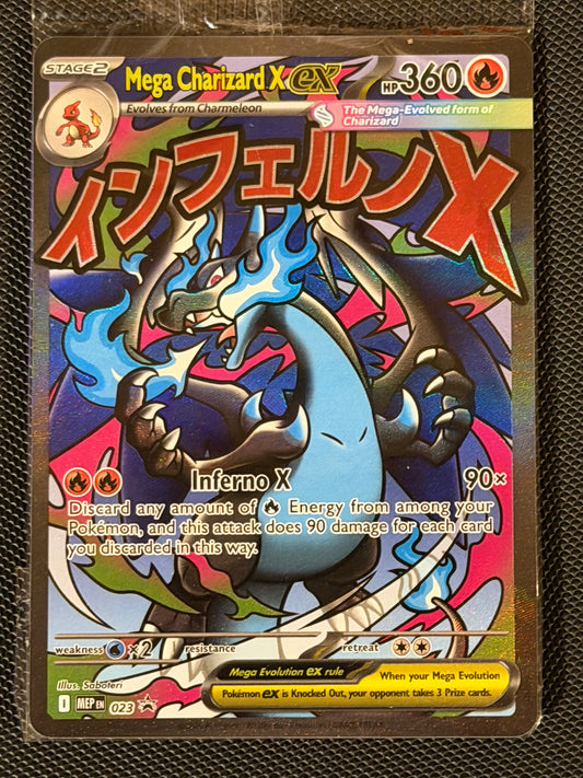MEP023 Mega Charizard X ex & MEP024 Oricorio ex (SEALED) - Pokémon Black Star Promo