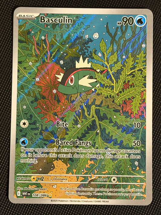 108/086 Basculin - Pokémon White Flare Illustration Rare