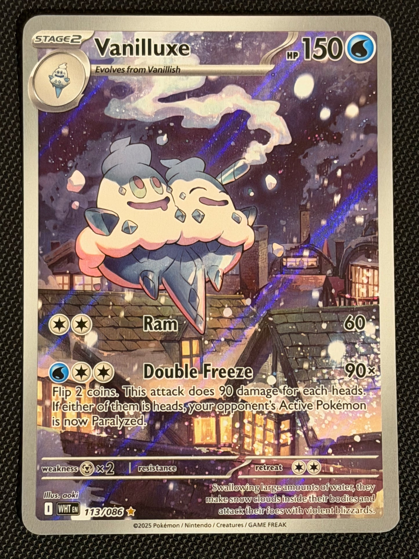 113/086 Vanilluxe - Pokémon White Flare Illustration Rare