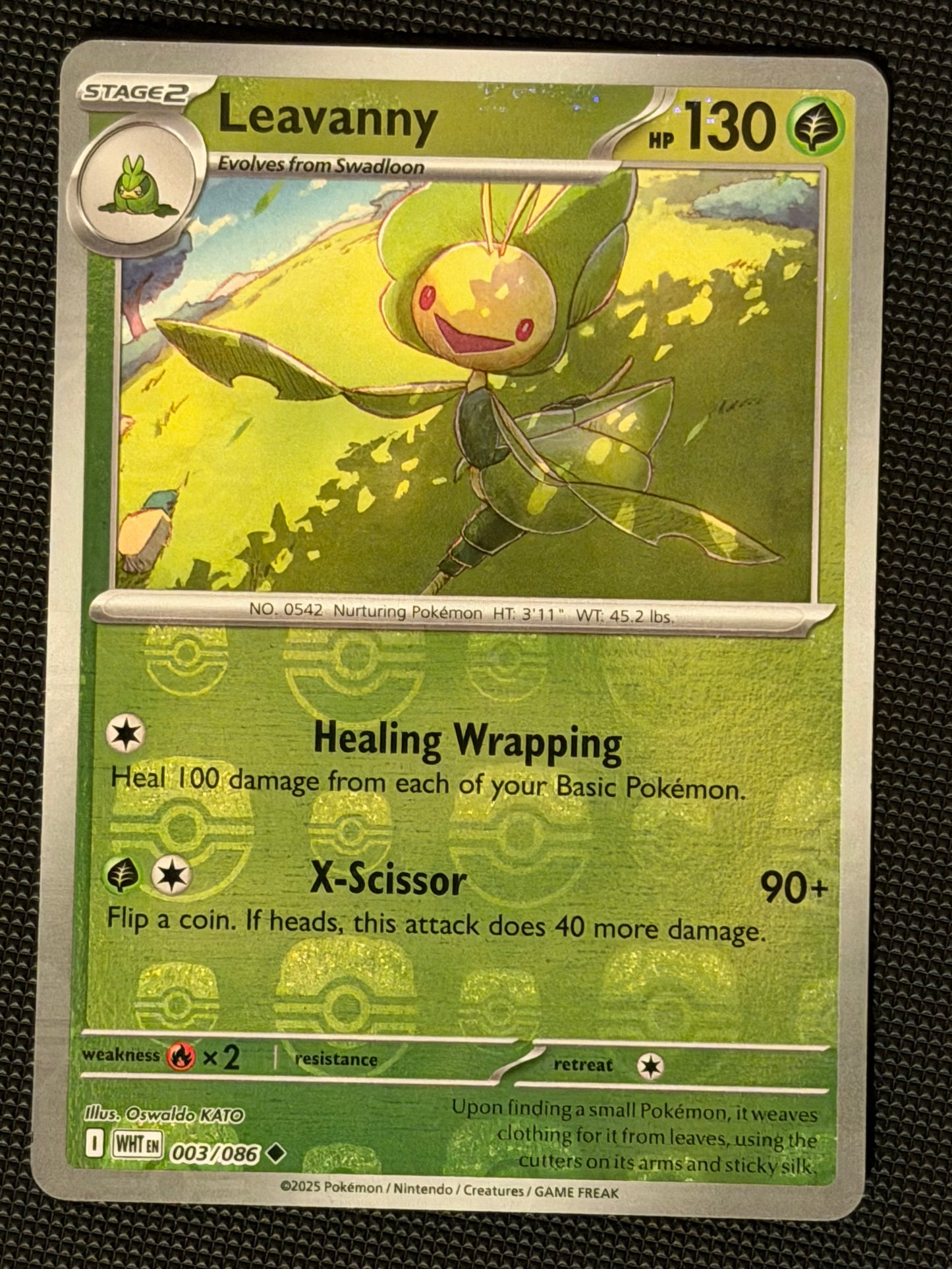 003/086 Leavanny - Pokémon White Flare Uncommon Reverse MASTERBALL