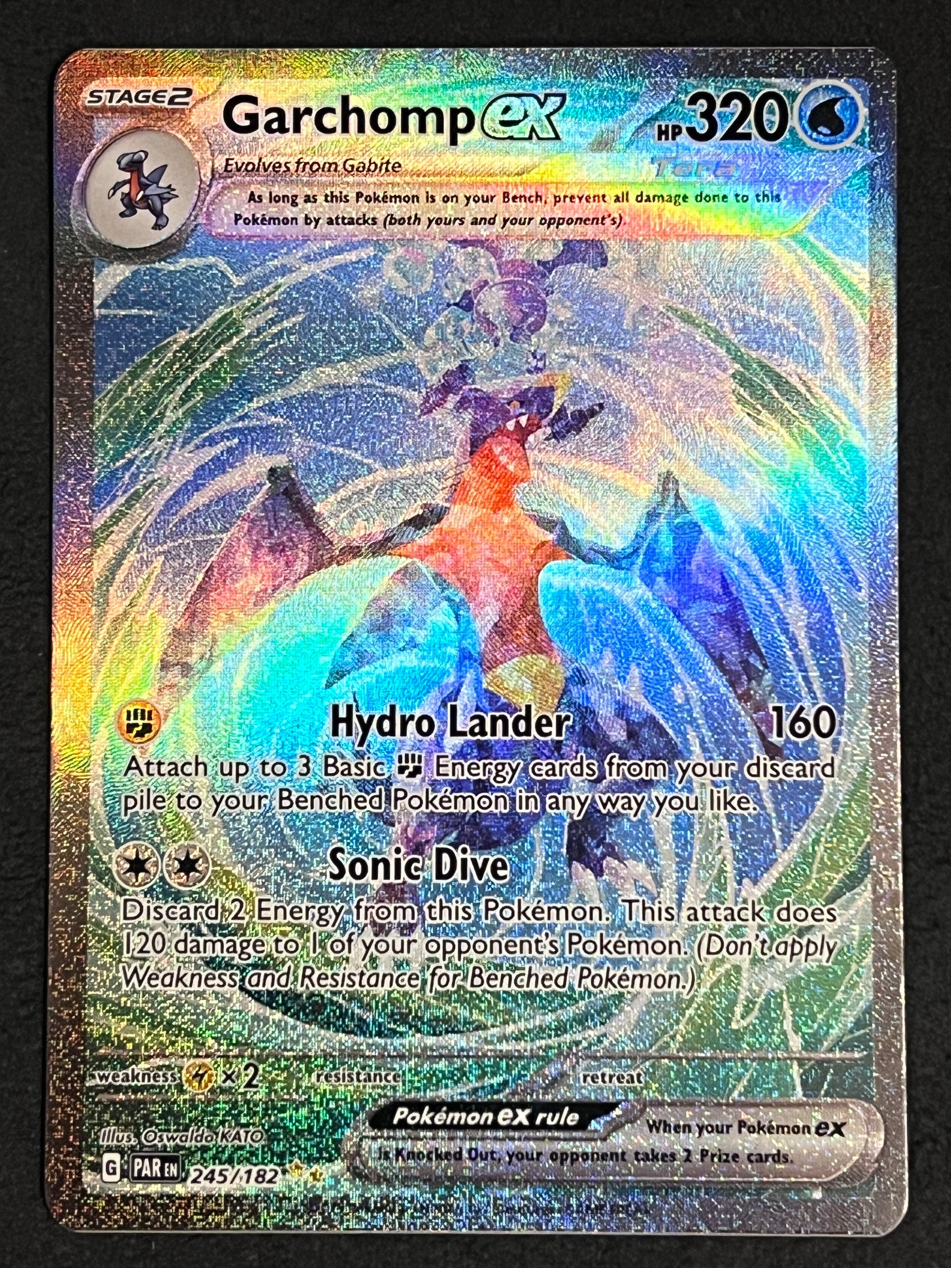 245/182 Garchomp Ex - Pokémon Paradox Rift Special Illustration Rare ...