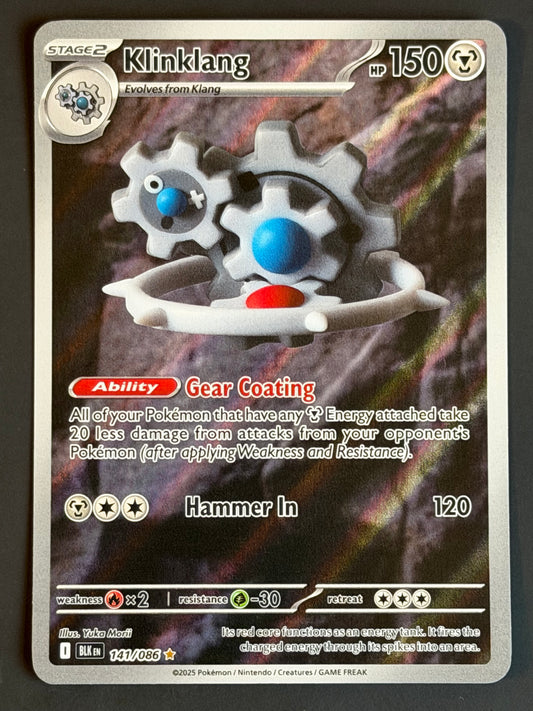 141/086 Klinklang - Pokémon Black Bolt Illustration Rare