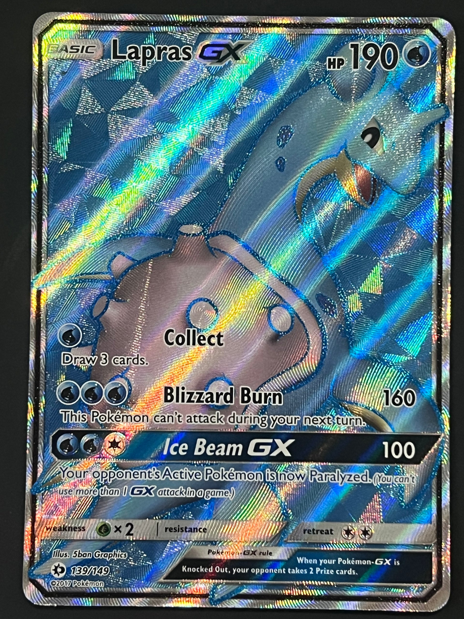 139/149 Lapras Gx - Pokmon Sun/Moon Base Full Art Jarvvos 139/149 Lapras Gx - Pokmon Sun/Moon Base Full Art Jarvvos