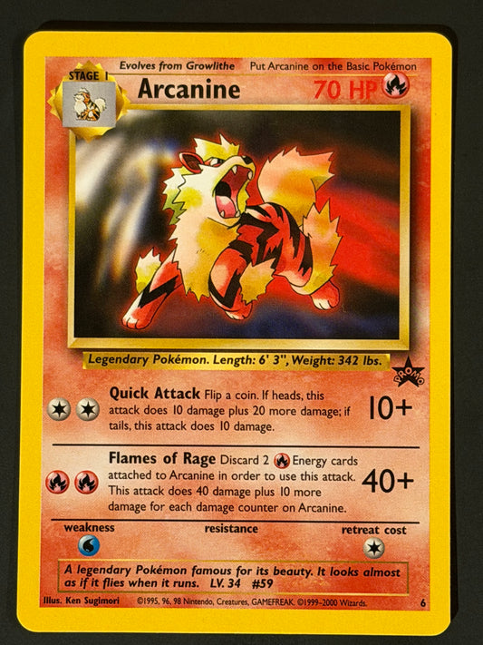 06 Arcanine - WoTC Black Star Promo