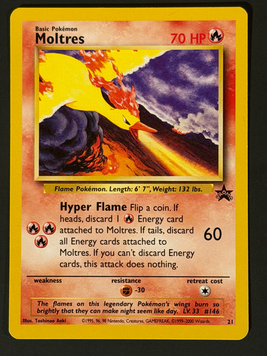 21 Moltres - WoTC Black Star Promo