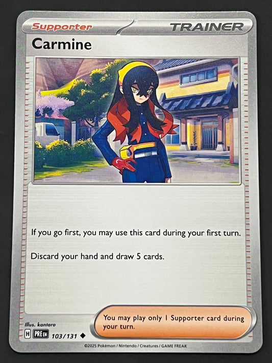 103/131 Carmine - Pokémon Prismatic Evolutions Uncommon