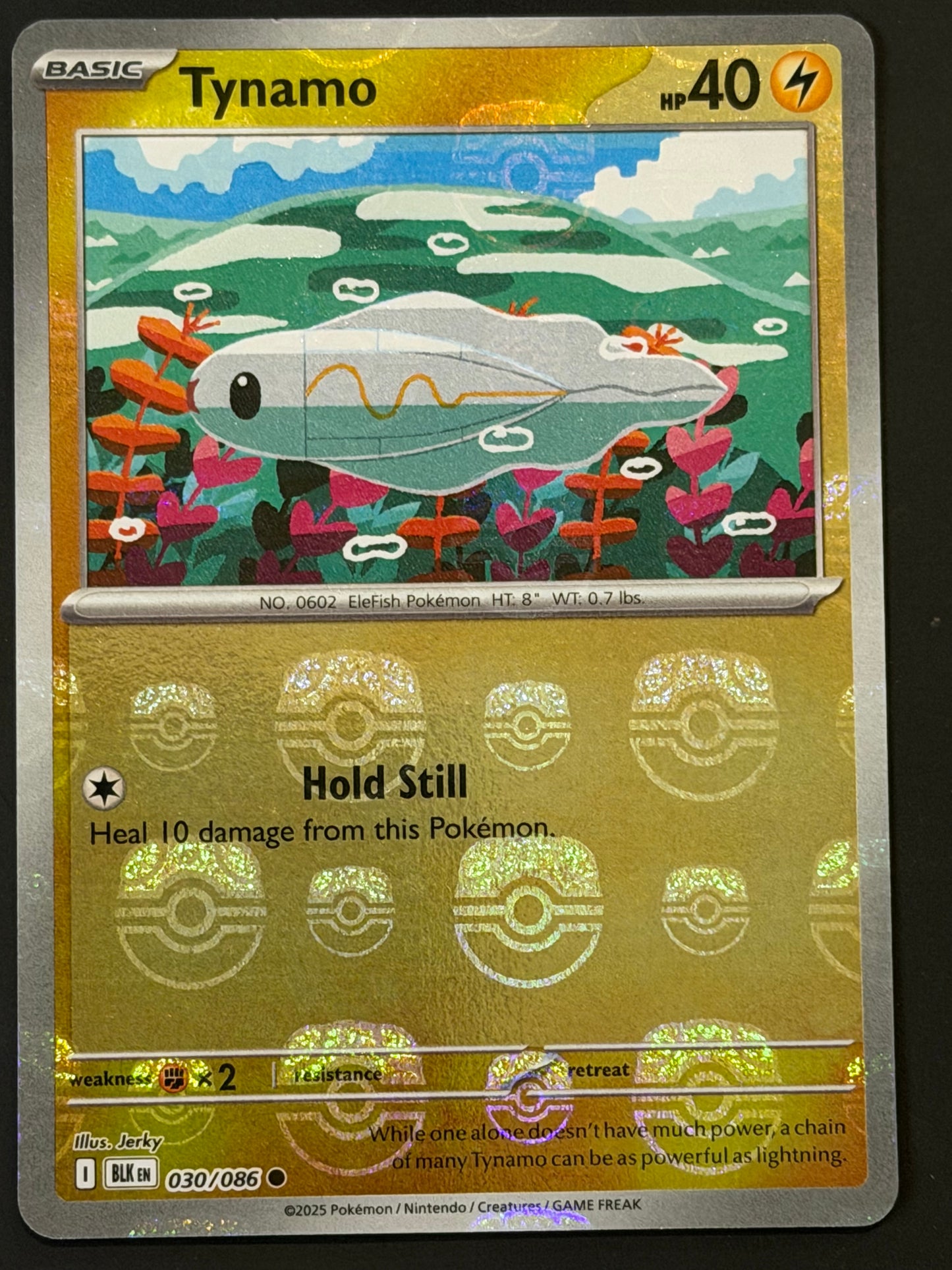 030/086 Tynamo - Pokémon Black Bolt Common Reverse MASTERBALL