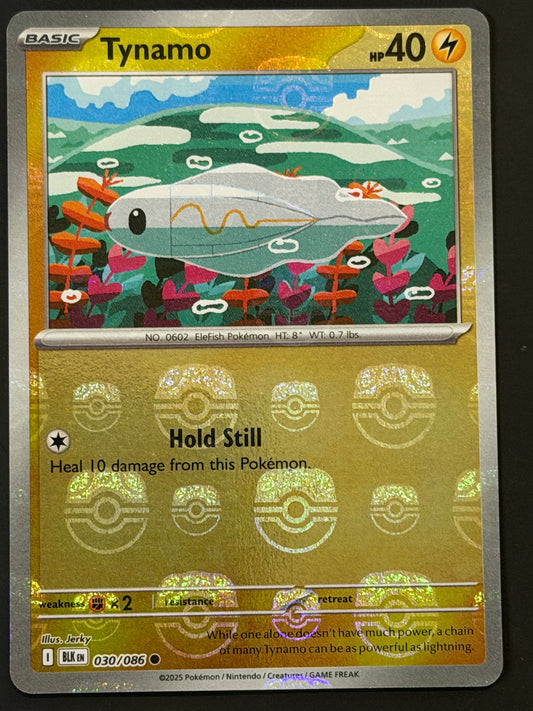 030/086 Tynamo - Pokémon Black Bolt Common Reverse MASTERBALL