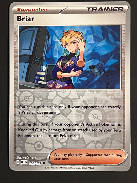 100/131 Briar - Pokémon Prismatic Evolutions Uncommon Reverse