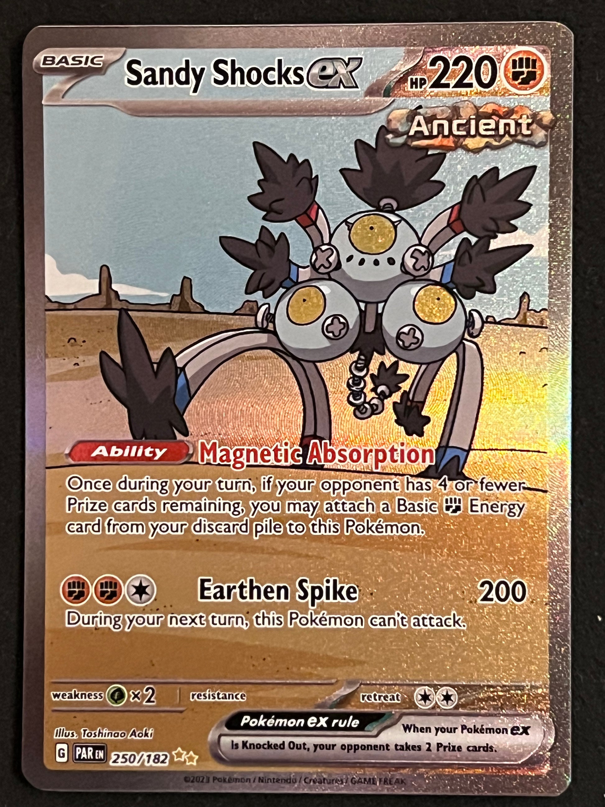 250/182 Sandy Shocks Ex - Pokmon Paradox Rift Special Illustration Ra Jarvvos 250/182 Sandy Shocks Ex - Pokmon Paradox Rift Special Illustration Ra Jarvvos