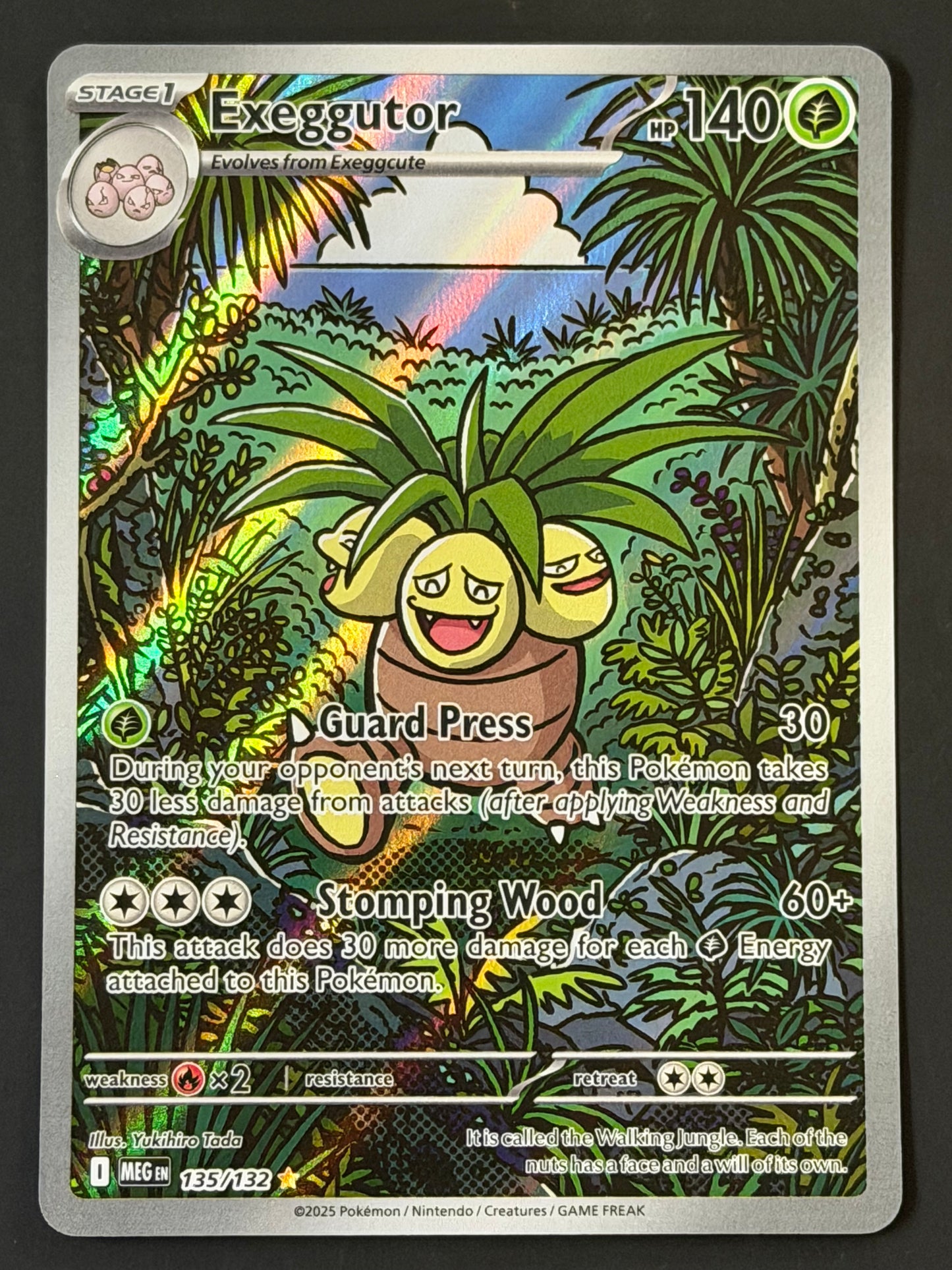 135/132 Exeggutor - Pokémon Mega Evolution Base Illustration Rare