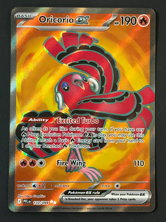 110/094 Oricorio Ex - Pokémon Phantasmal Flames Ultra Rare