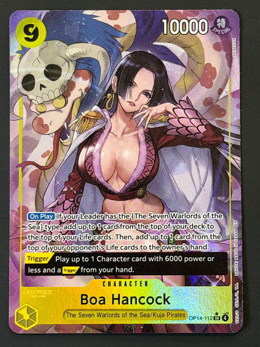 OP14-112 Boa Hancock - One Piece The Azure Sea’s Seven Super Rare Alt Art