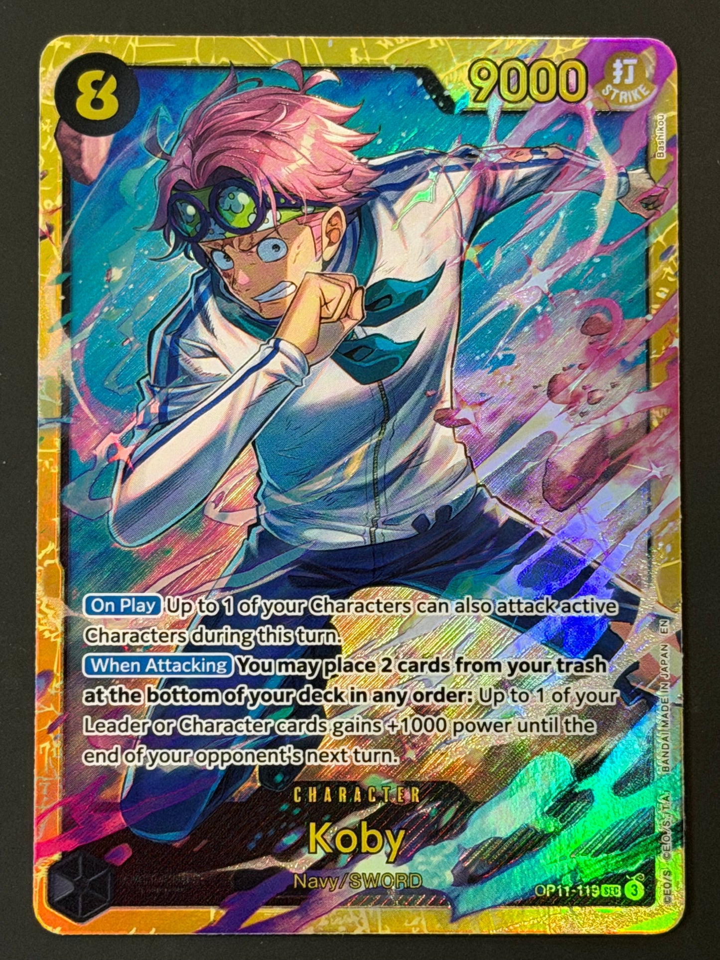 OP11-119 Koby - One Piece A Fist of Divine Speed Secret Rare