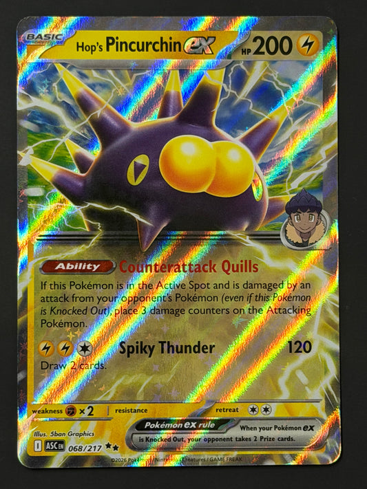 068/217 Hop’s Pincurchin ex - Pokémon Ascended Heroes Double Rare