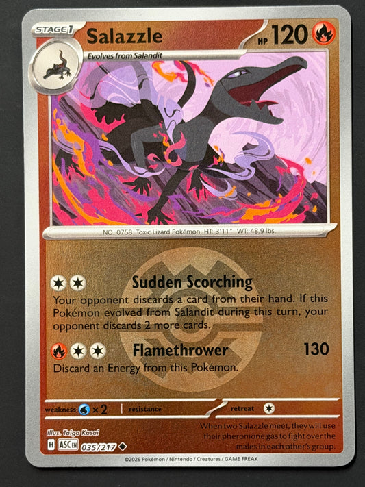 035/217 Salazzle - Pokémon Ascended Heroes Uncommon Reverse QUICKBALL