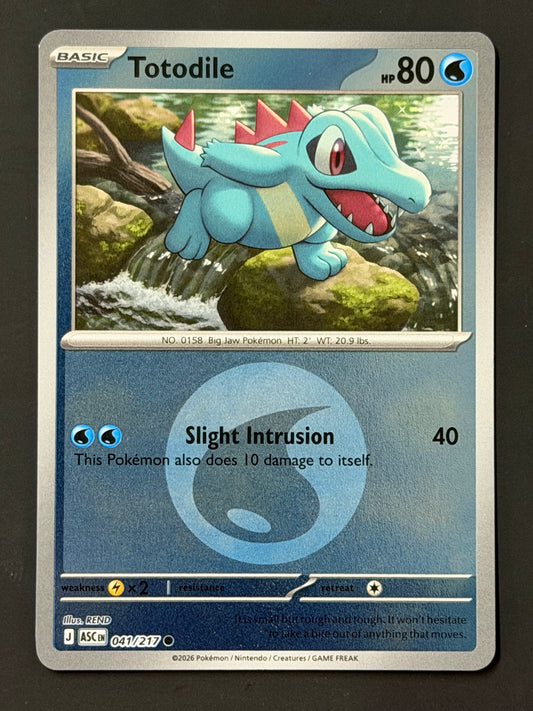 041/217 Totodile - Pokémon Ascended Heroes Common Reverse