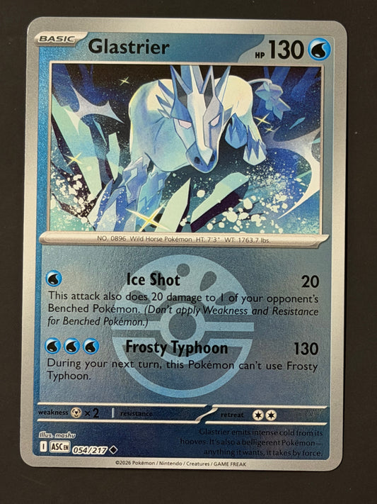054/217 Glastrier - Pokémon Ascended Heroes Uncommon Reverse FRIENDBALL