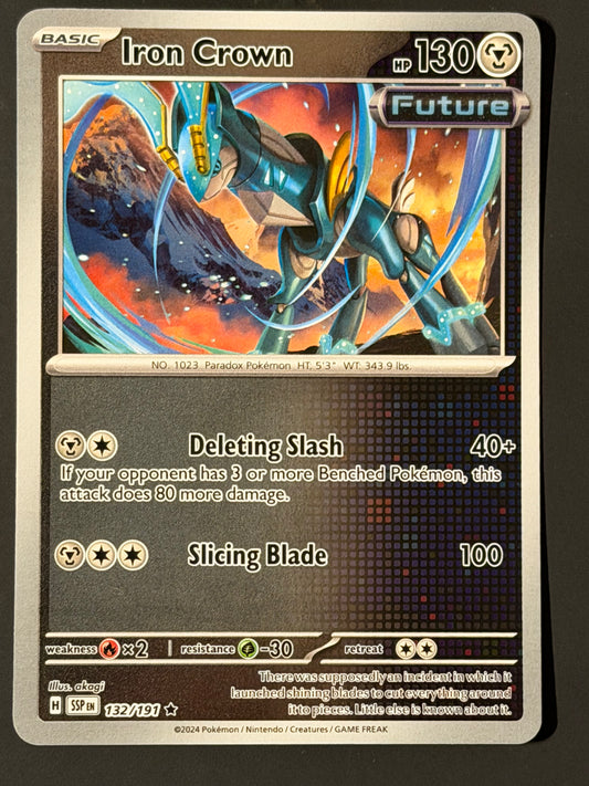 132/191 Iron Crown - Pokémon Surging Sparks Rare Reverse