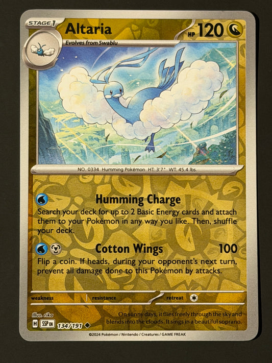 134/191 Altaria - Pokémon Surging Sparks Uncommon Reverse