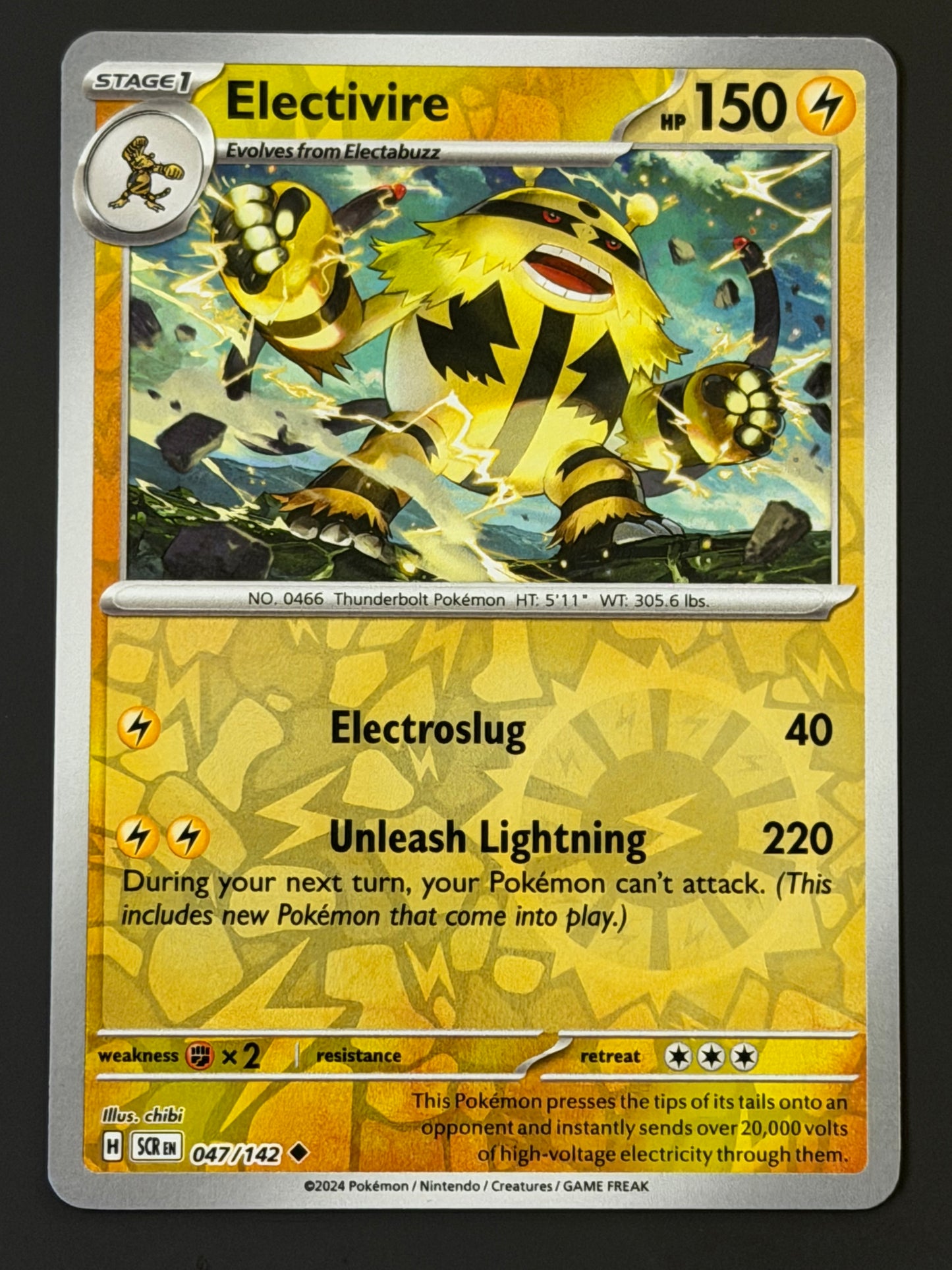 047/142 Electivire - Pokémon Stellar Crown Uncommon Reverse