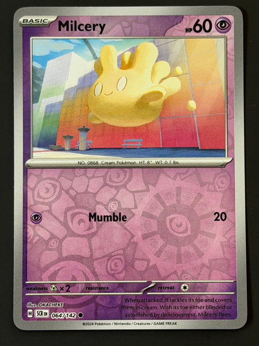 064/142 Milcery - Pokémon Stellar Crown Common Reverse