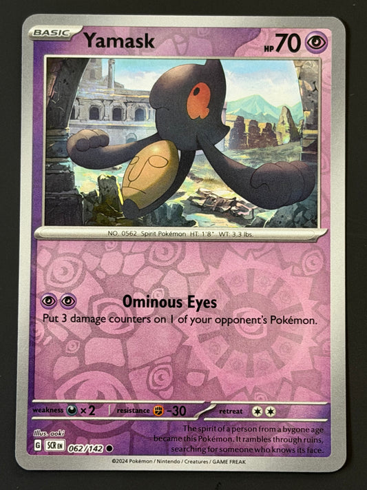 062/142 Yamask - Pokémon Stellar Crown Common Reverse
