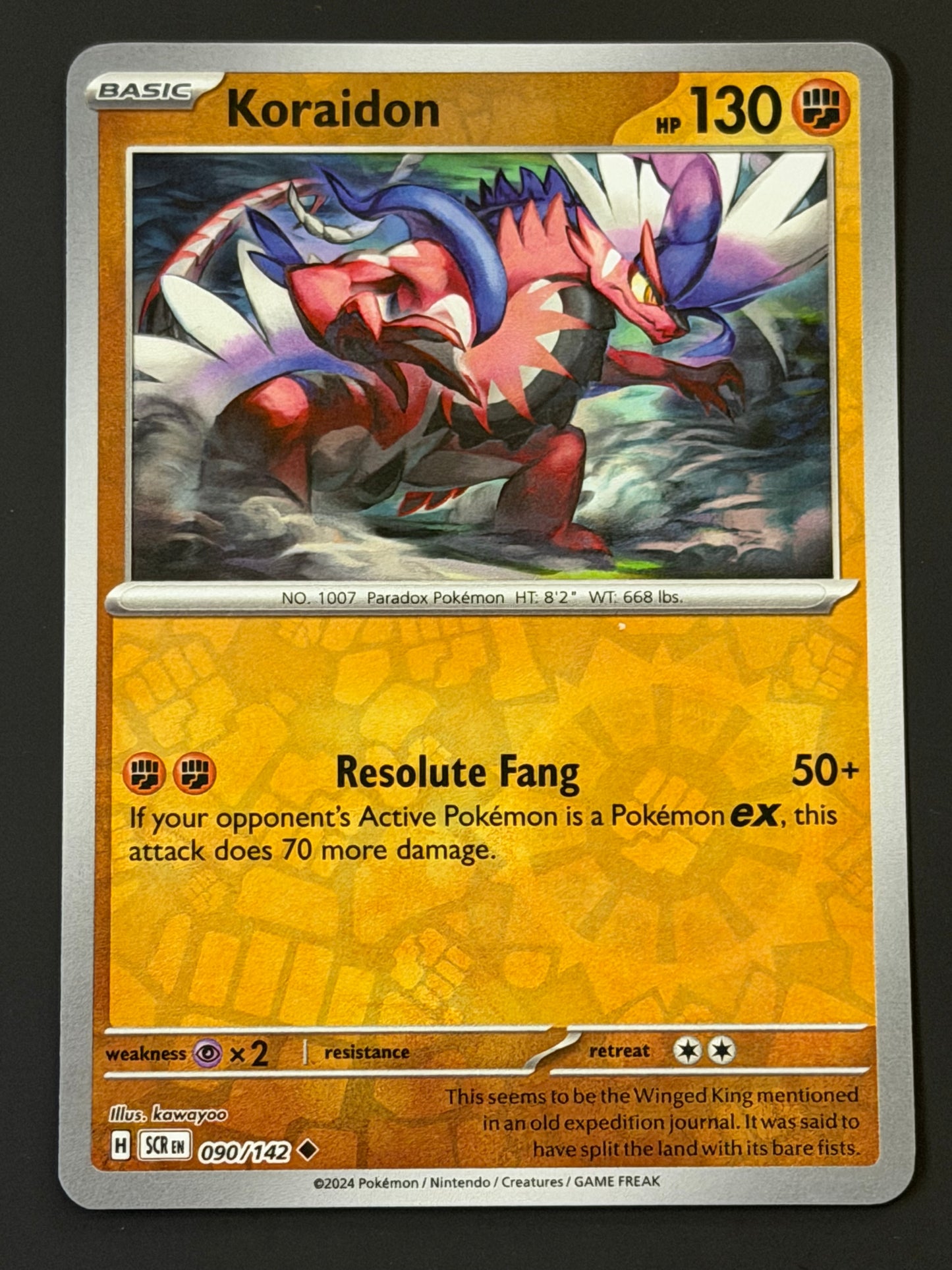 090/142 Koraidon - Pokémon Stellar Crown Uncommon Reverse