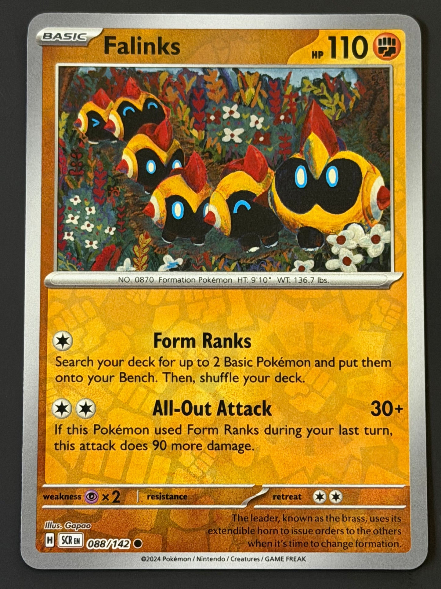 088/142 Falinks - Pokémon Stellar Crown Common Reverse