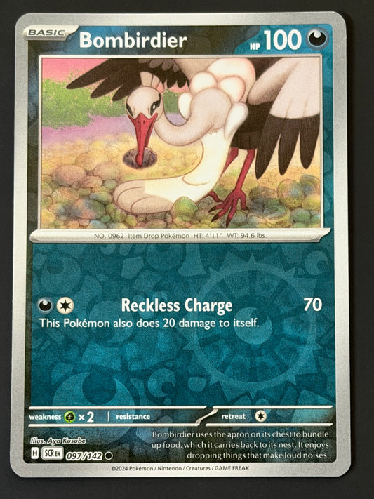 097/142 Bombirdier - Pokémon Stellar Crown Common Reverse