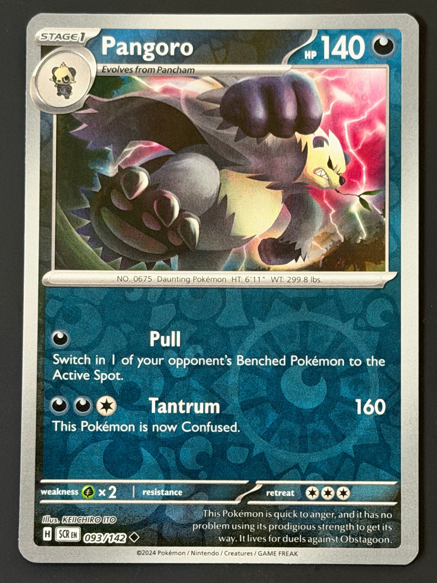 093/142 Pangoro - Pokémon Stellar Crown Uncommon Reverse